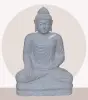 Product image 1 of the product “Seated Buddha made of Riverstone in Bhumisparsha - gesture of touching the earth. 83cm height. ”